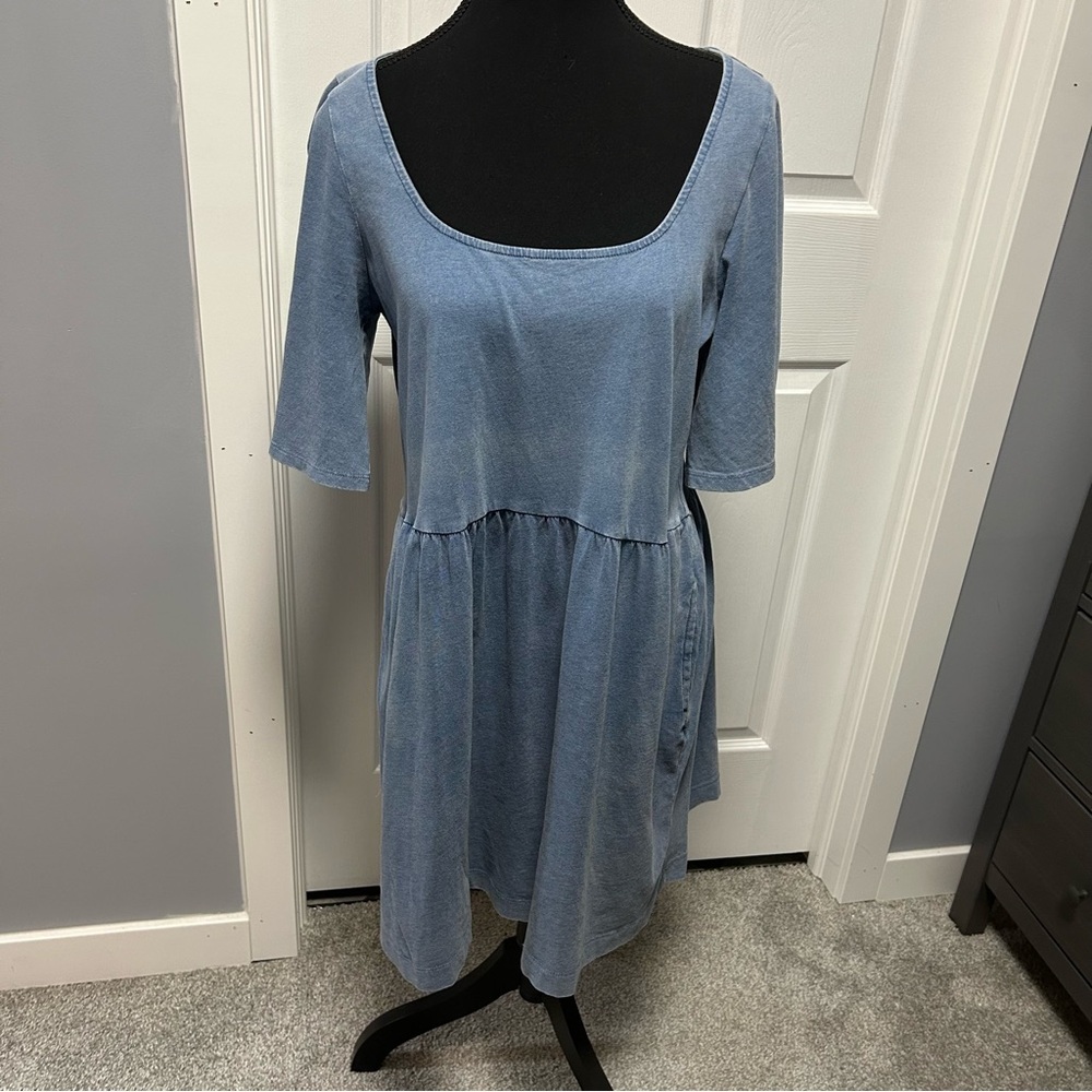 Z Supply Blue Midi Dress